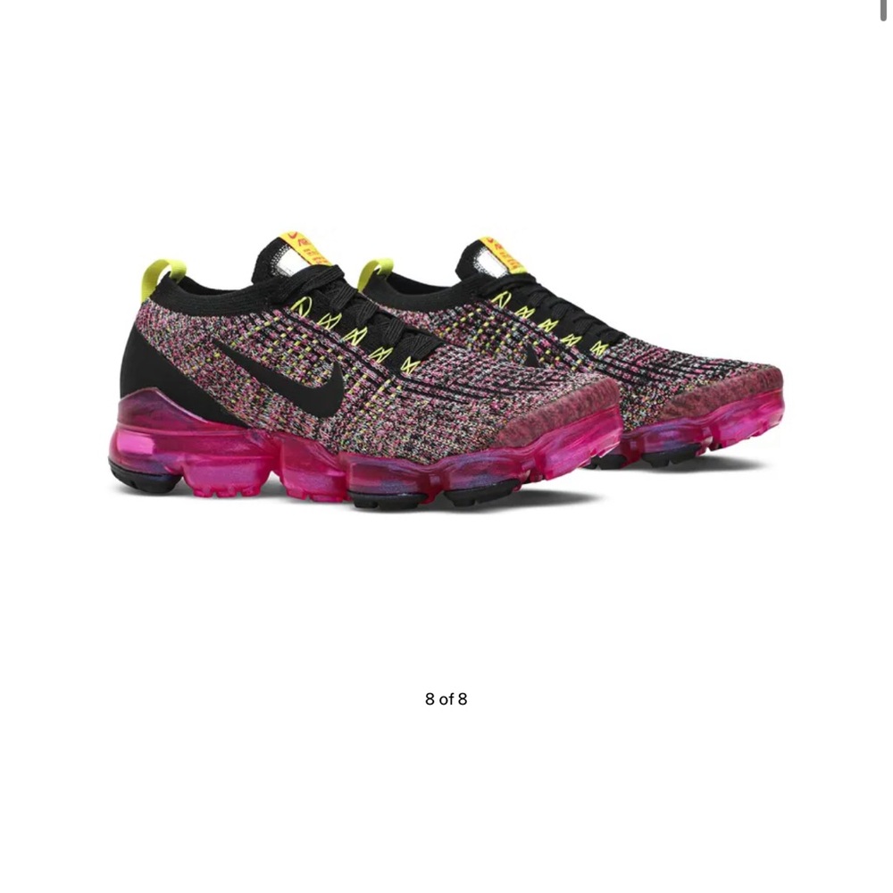 Womens Air VaporMax Flyknit 3 'Black Pink Blast'